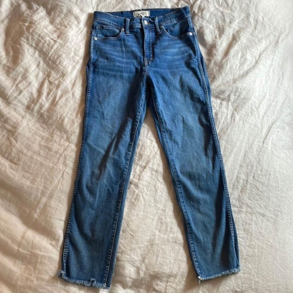 Madewell stovepipe jeans size 27